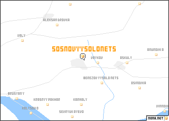 map of Sosnovyy Solonets