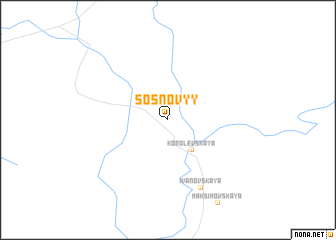 map of Sosnovyy