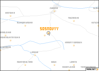 map of Sosnovyy