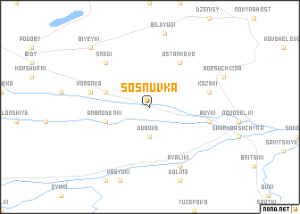 map of Sosnuvka