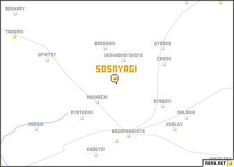 map of Sosnyagi