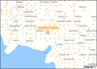 map of Sŏsŏk-tong