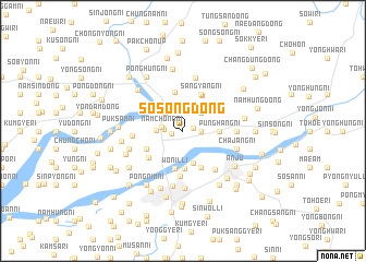 map of Sŏsong-dong