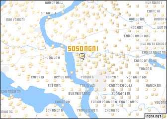 map of Sŏsong-ni