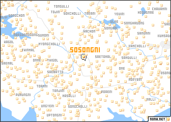 map of Sosŏng-ni