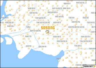 map of Sŏsong