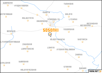 map of Sosonki