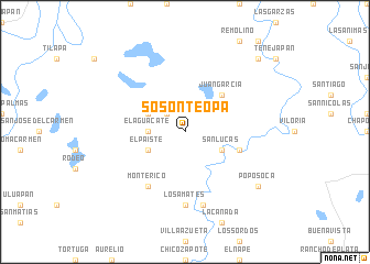 map of Sosonteopa