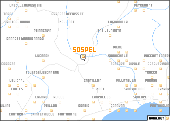 map of Sospel