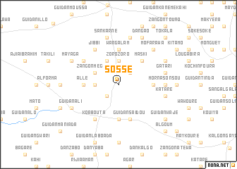 map of Sossé