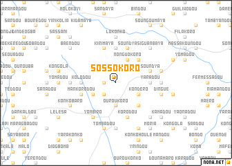 map of Sossokoro