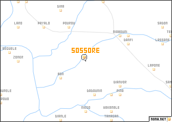 map of Sossoré