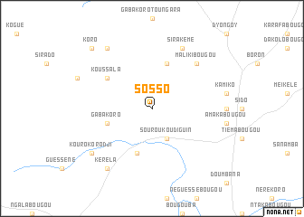 map of Sosso