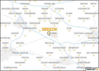 map of Sósszik