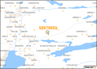 map of Söstared