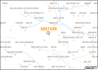 map of Sostere