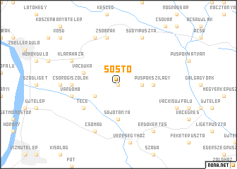 map of Sóstó