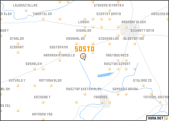 map of Sóstó