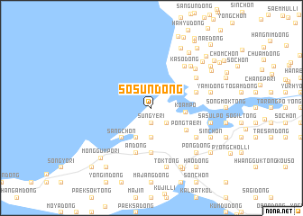 map of Sosun-dong