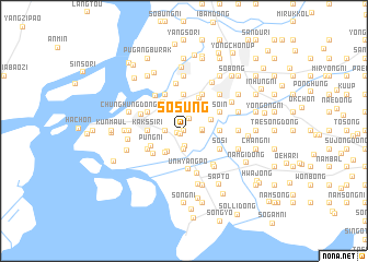 map of Sŏsŭng