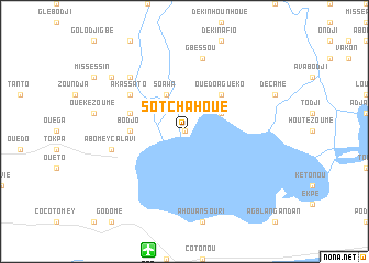 map of So-Tchahoué