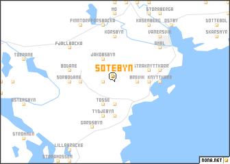 map of Sotebyn