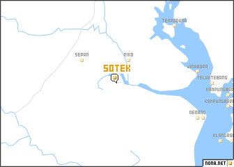 map of Sotek