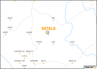 map of Sotelo