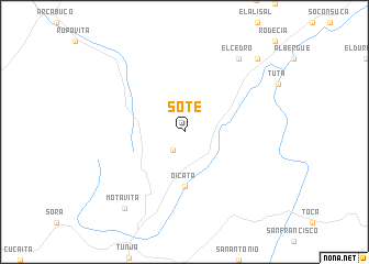 map of Sote