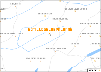 map of Sotillo de las Palomas