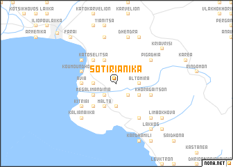 map of Sotiriánika