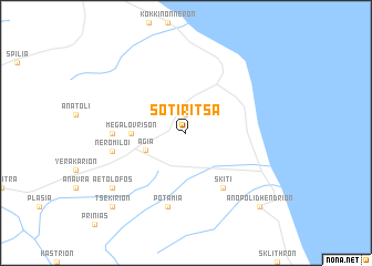 map of Sotirítsa