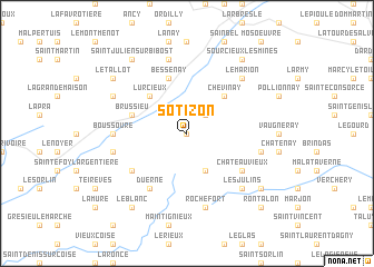 map of Sotizon