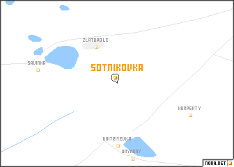 map of Sotnikovka