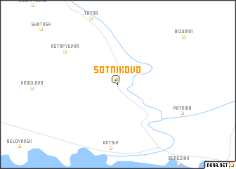 map of Sotnikovo