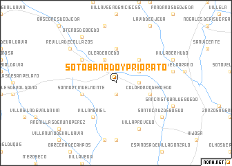 map of Sotobañado y Priorato