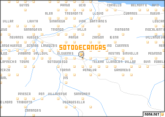 map of Soto de Cangas