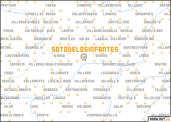 map of Soto de los Infantes