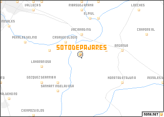 map of Soto de Pajares