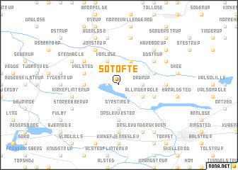 map of Søtofte