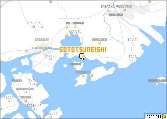 map of Soto-tsuneishi