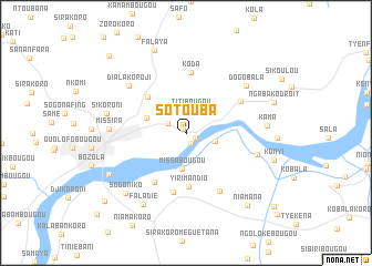 map of Sotouba