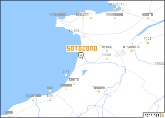 map of Sotozono