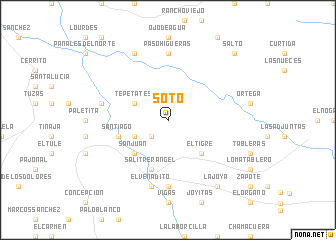 map of Soto