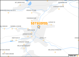 map of Sotsgorod