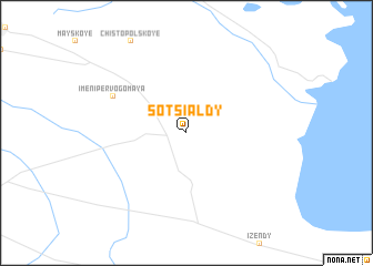 map of Sotsialdy