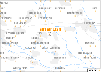 map of Sotsializm