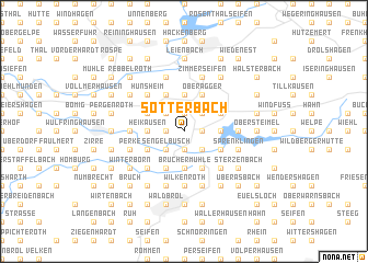 map of Sotterbach