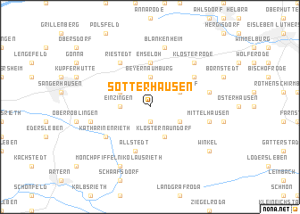 map of Sotterhausen