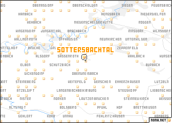 map of Sottersbachtal